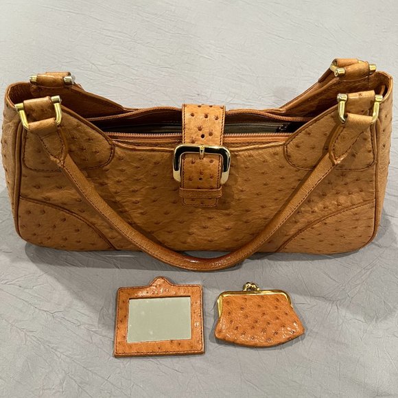 90s Vintage Cape Cobra Pig Skin Handbag - Picture 6 of 14